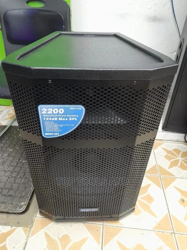 Briton Powered Wooden Speaker 2200w - main view