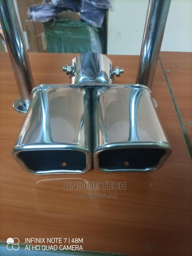 Double Exhaust Tip - Square End Design