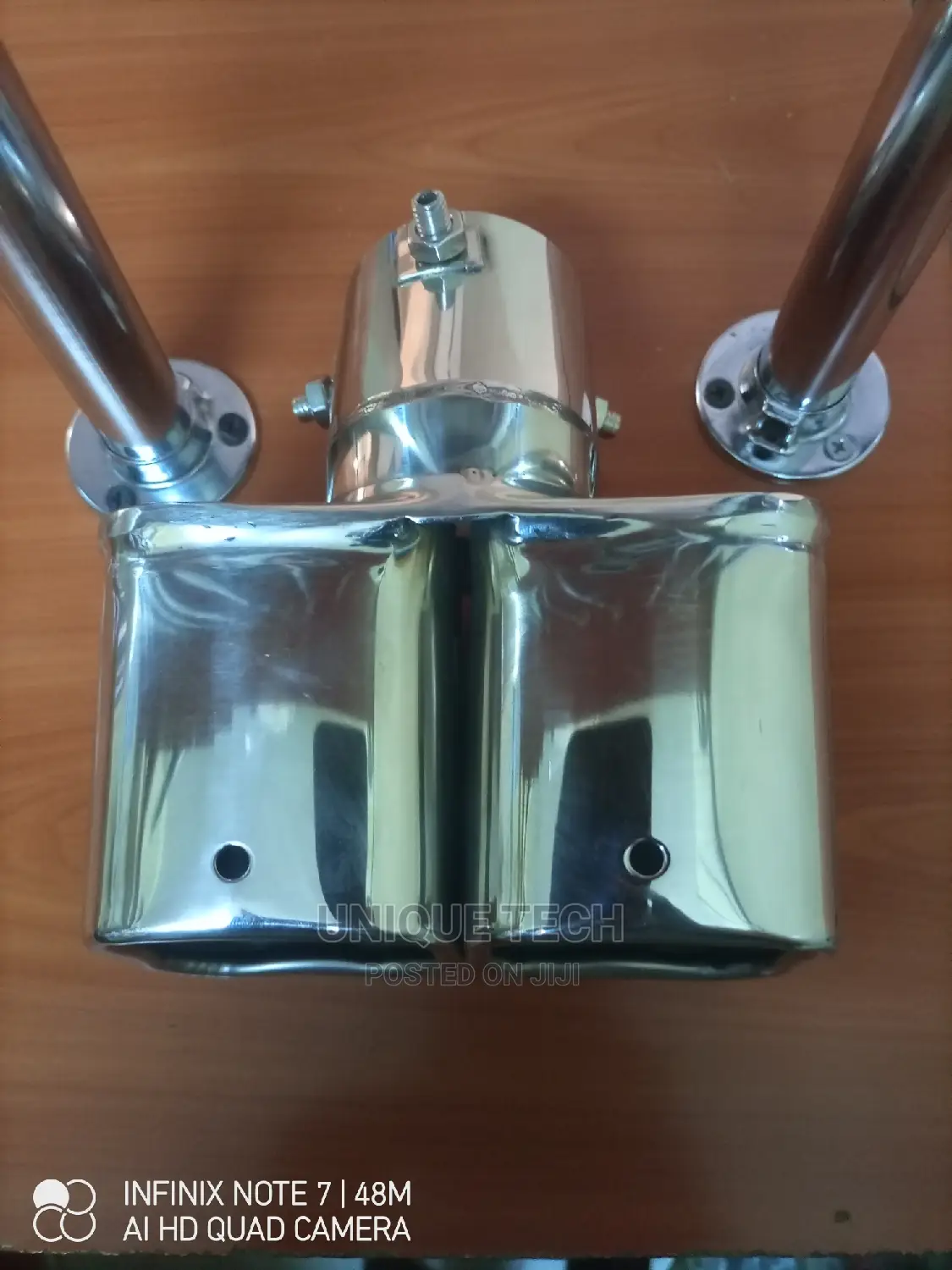 Double Exhaust Tip - Square End Design