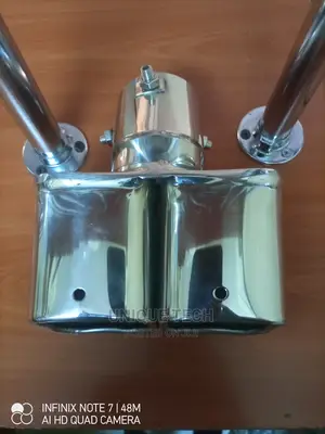 Double Exhaust Tip - Square End Design