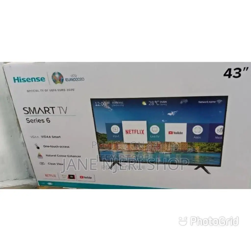 Hisense 43 Inches Smart Frameless