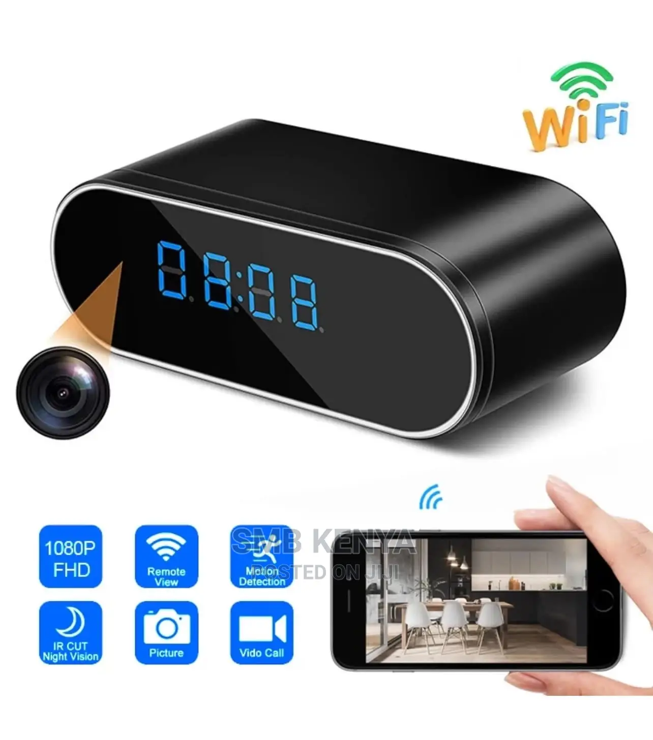 Spy Clock Camera