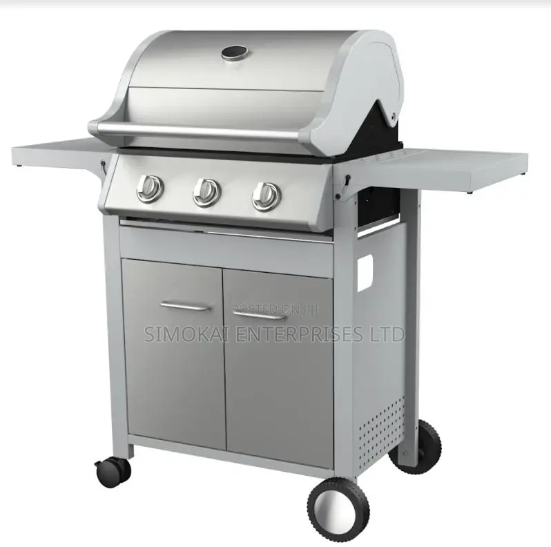 BBQ Grill 3 Stainless Steel Burners