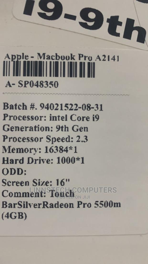 Laptop Apple MacBook Pro 2019 16GB Intel Core I9 SSD 1T - thumbnail 5