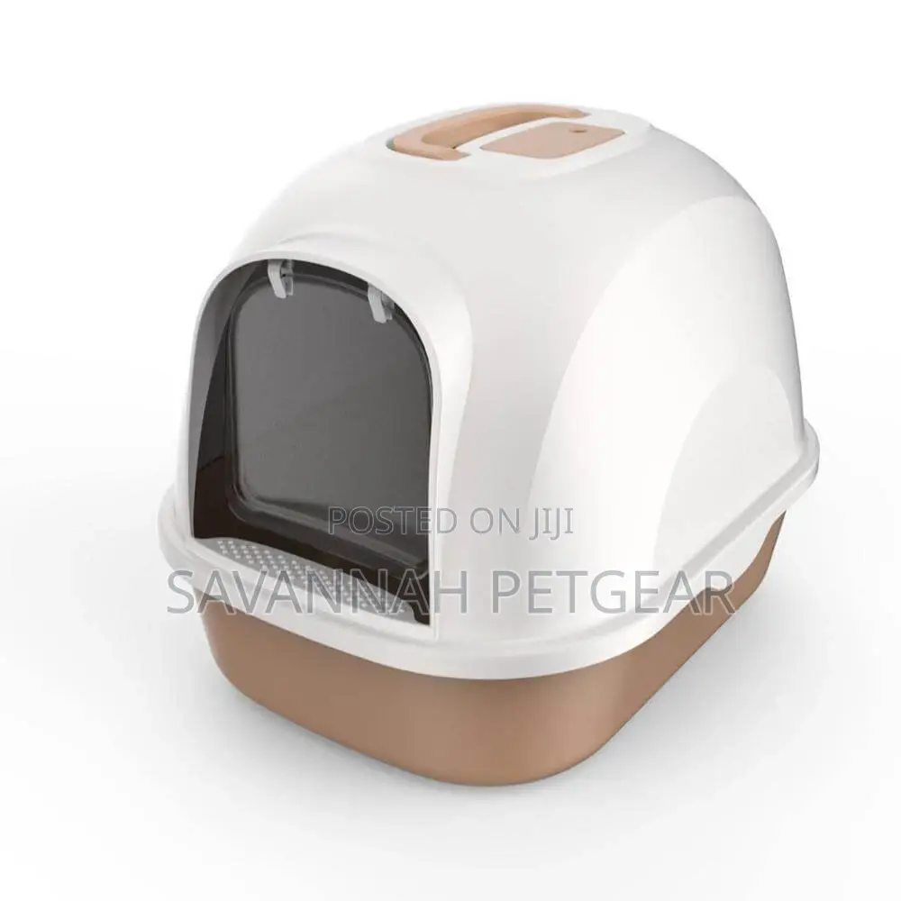 Jumbo Enclosed Cat Litter Box Free Antismell Deodorizing Bag