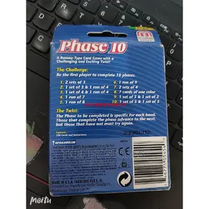 UNO Playing Card PHASE 10 Card Game