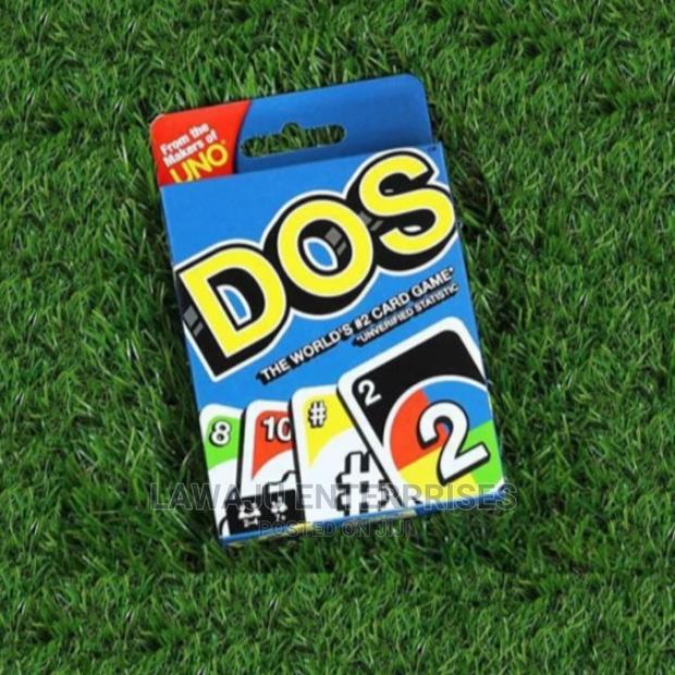 DOS Uno Card Game - main view