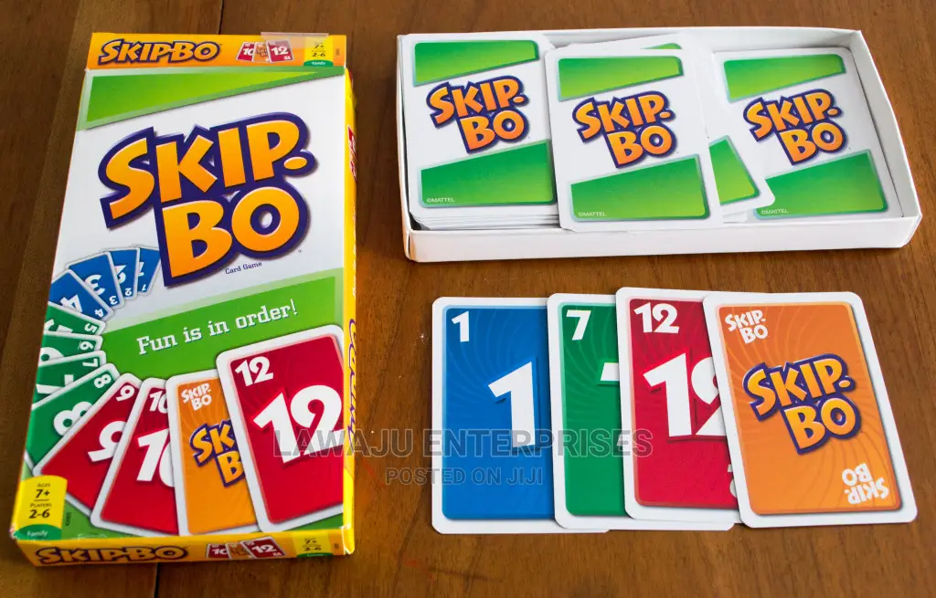 Skip Bo Uno Card Game