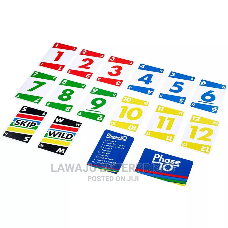 Phase 10 Uno Card Game