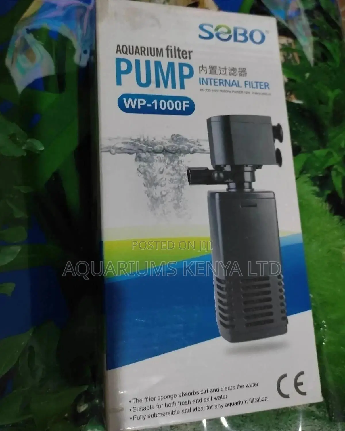 Fully Submersible Aquarium Filter Pump