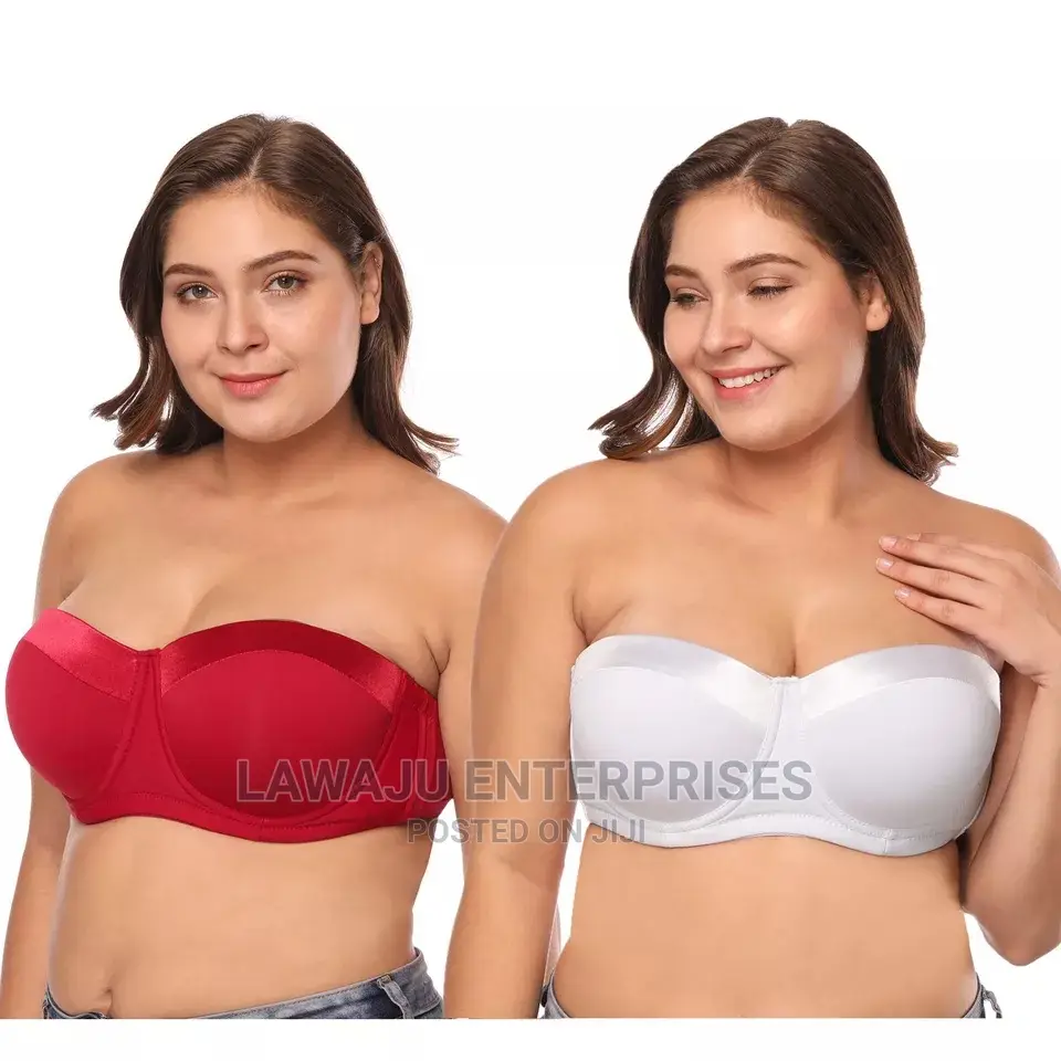 Ladies Padded Plus Size Bra - White