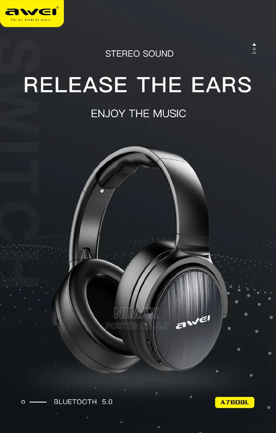 Awei Wireless Headphones With Super Bass