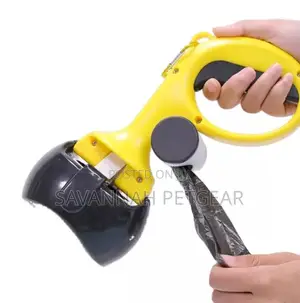 Dog Pooper Scooper With Poop Bag Holder