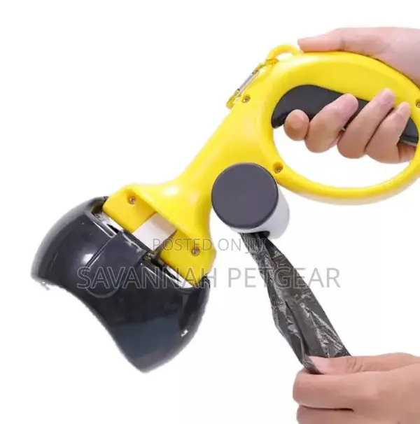 Dog Pooper Scooper With Poop Bag Holder