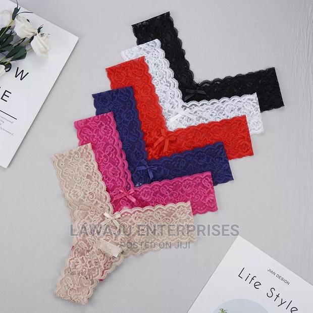 3pcs Ladies G-String Low Waist Thong - main view