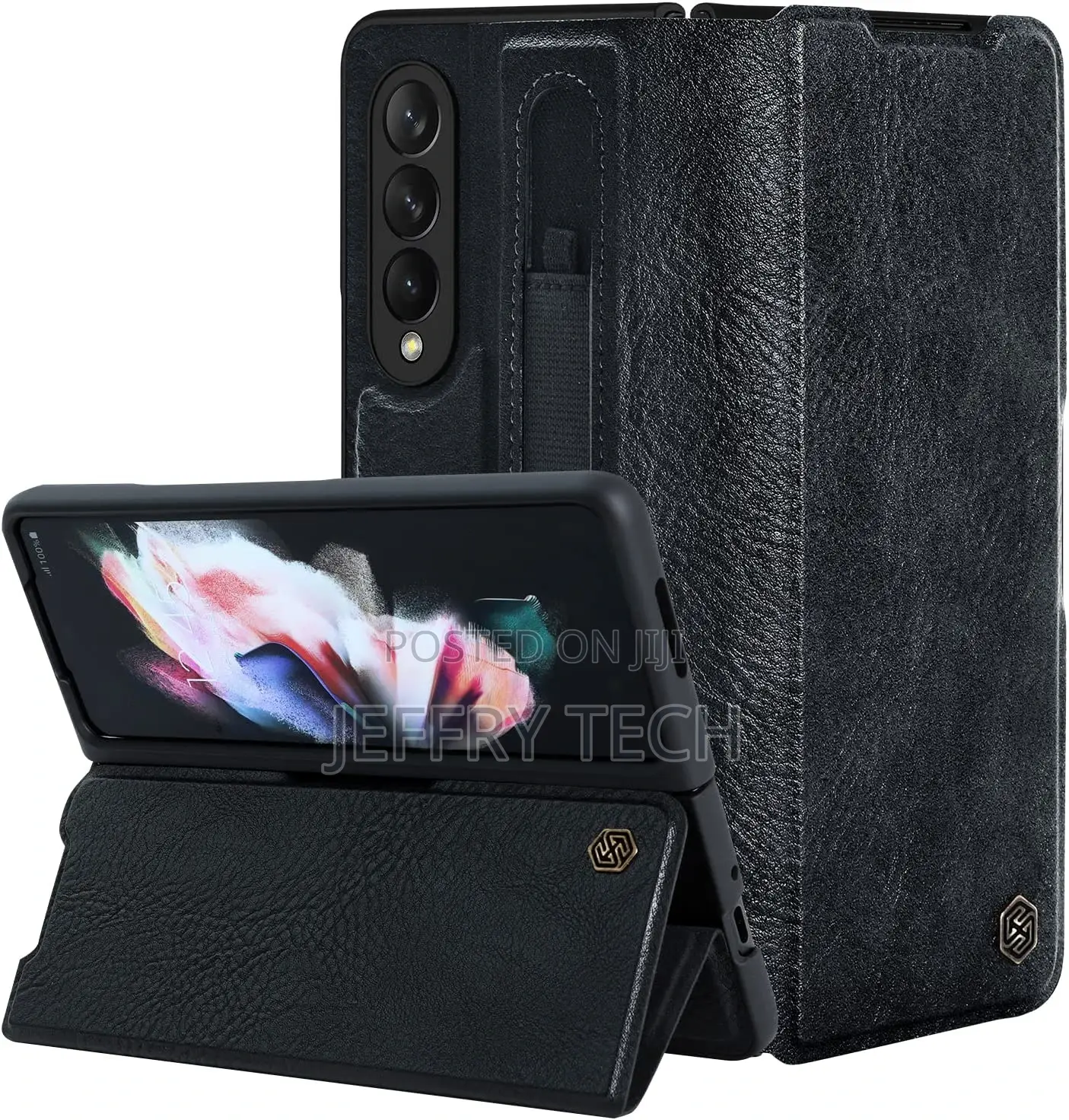 Nillkin Samsung Galaxy Z Fold 3 Case - PU Leather Phone Case