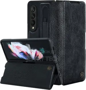 Nillkin Samsung Galaxy Z Fold 3 Case - PU Leather Phone Case