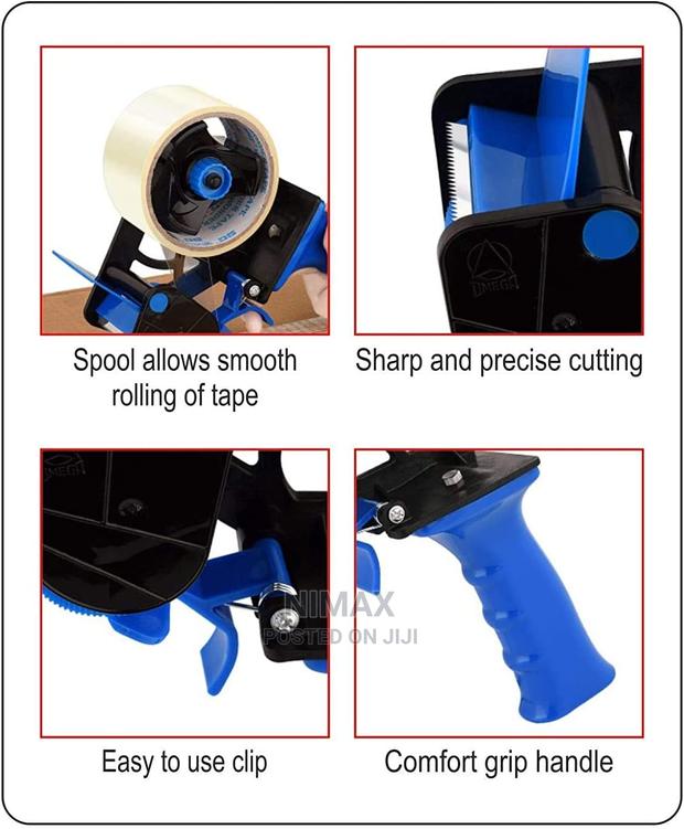 2" Omega Hand Tape Dispenser Heavy Duty - thumbnail 3