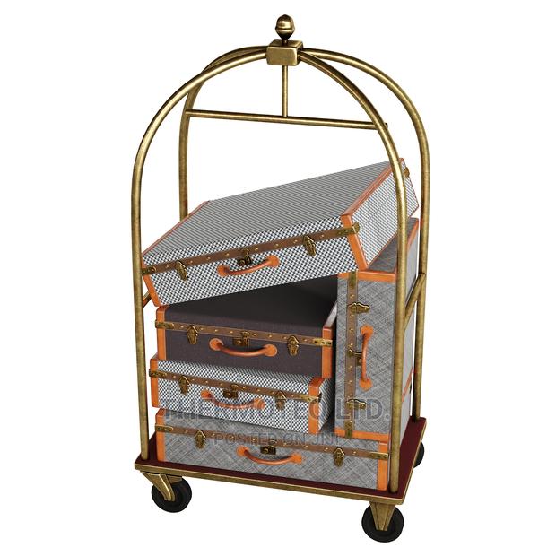 Hotel Lobby Luggage Trolley