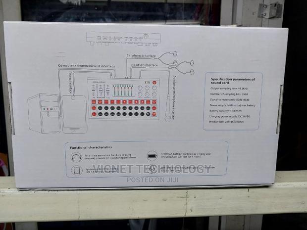 Mobile,Pc Professional Live Sound Card With DJ Effects - thumbnail 3