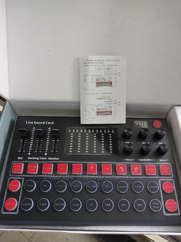 Mobile,Pc Professional Live Sound Card With DJ Effects - thumbnail 2