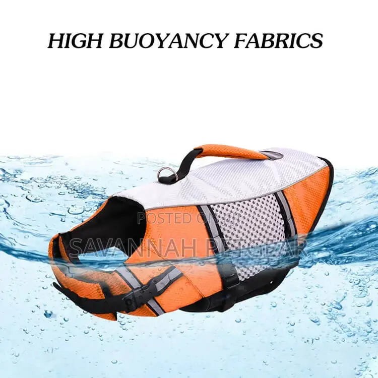 Classic Dog Life Jacket Safety Vest With Superior Floatation