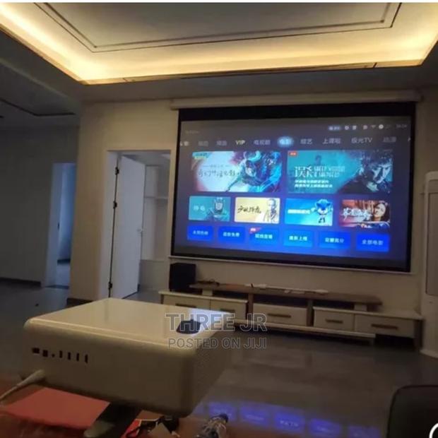120x120inch Electric Projection Screen - thumbnail 3