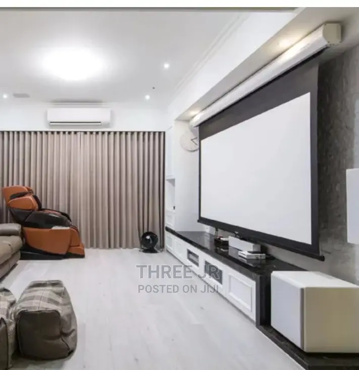 Easy To Use With Remote 120 Inch Screen