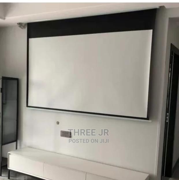 Great To Use. Electric Projection Screens In Churches, Home