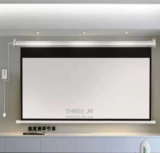 Great To Use. Electric Projection Screens In Churches, Home - thumbnail 2