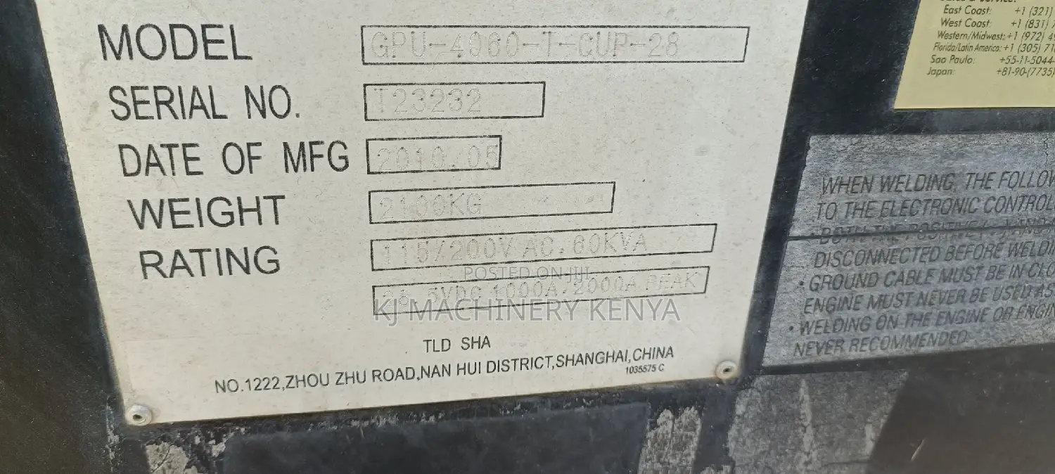Ground Power Unit/60kva Power Generator for Sale