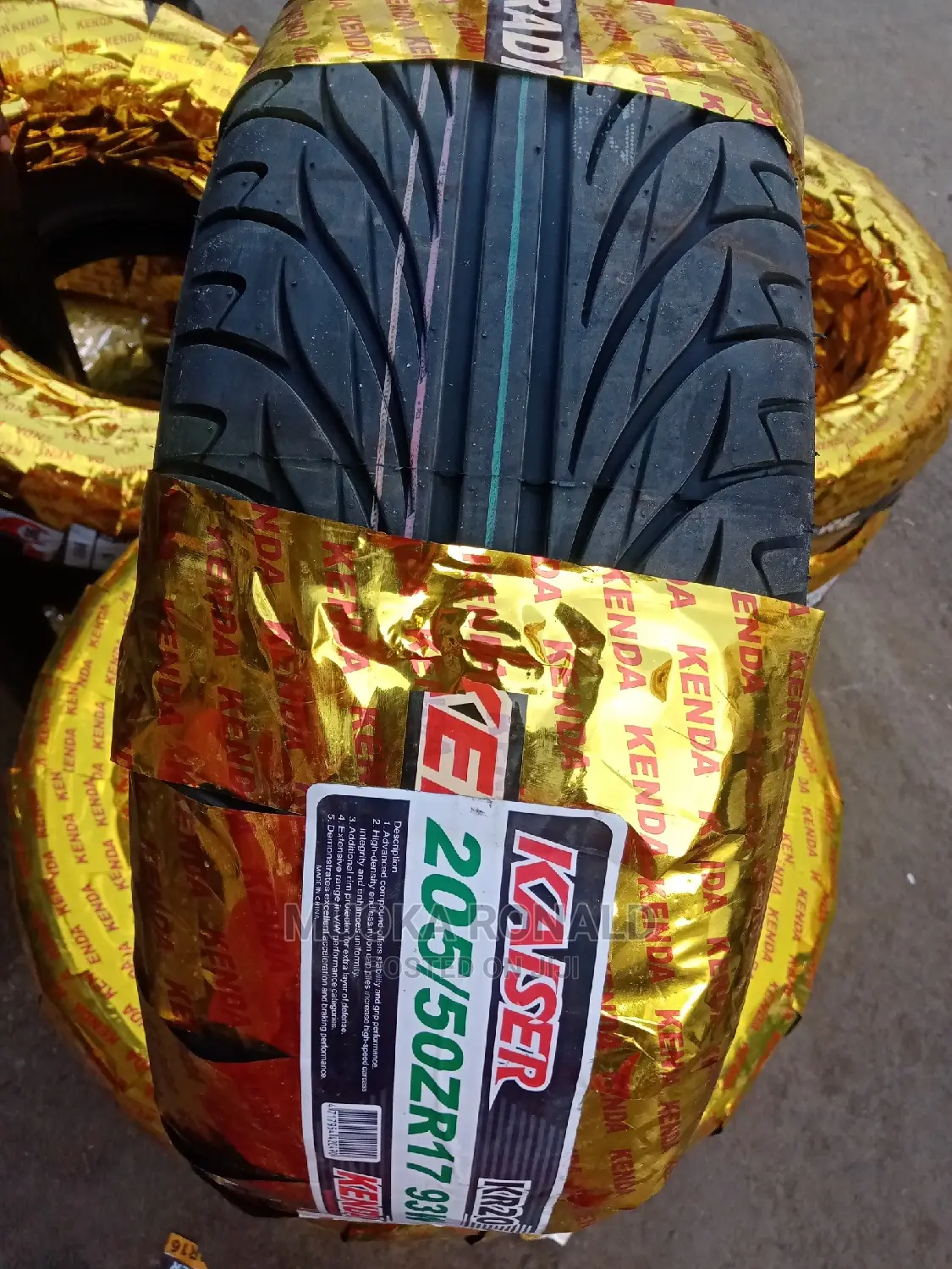 205/50r17 Kenda Tyre (Kaiser