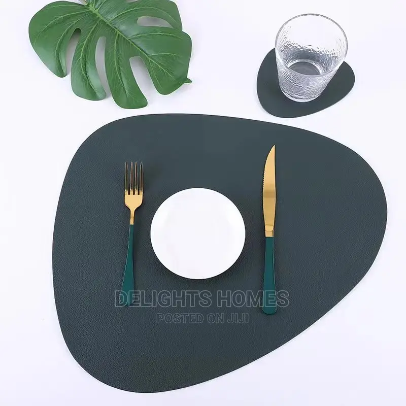 12pcs Leather Table Mats