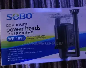 Aquarium Power Head With Surface Skimmer