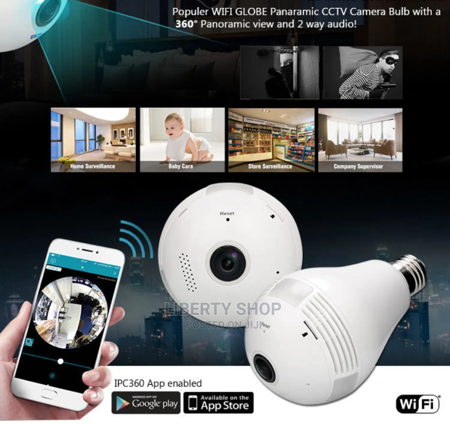 Smart Wifi Camera Bulb