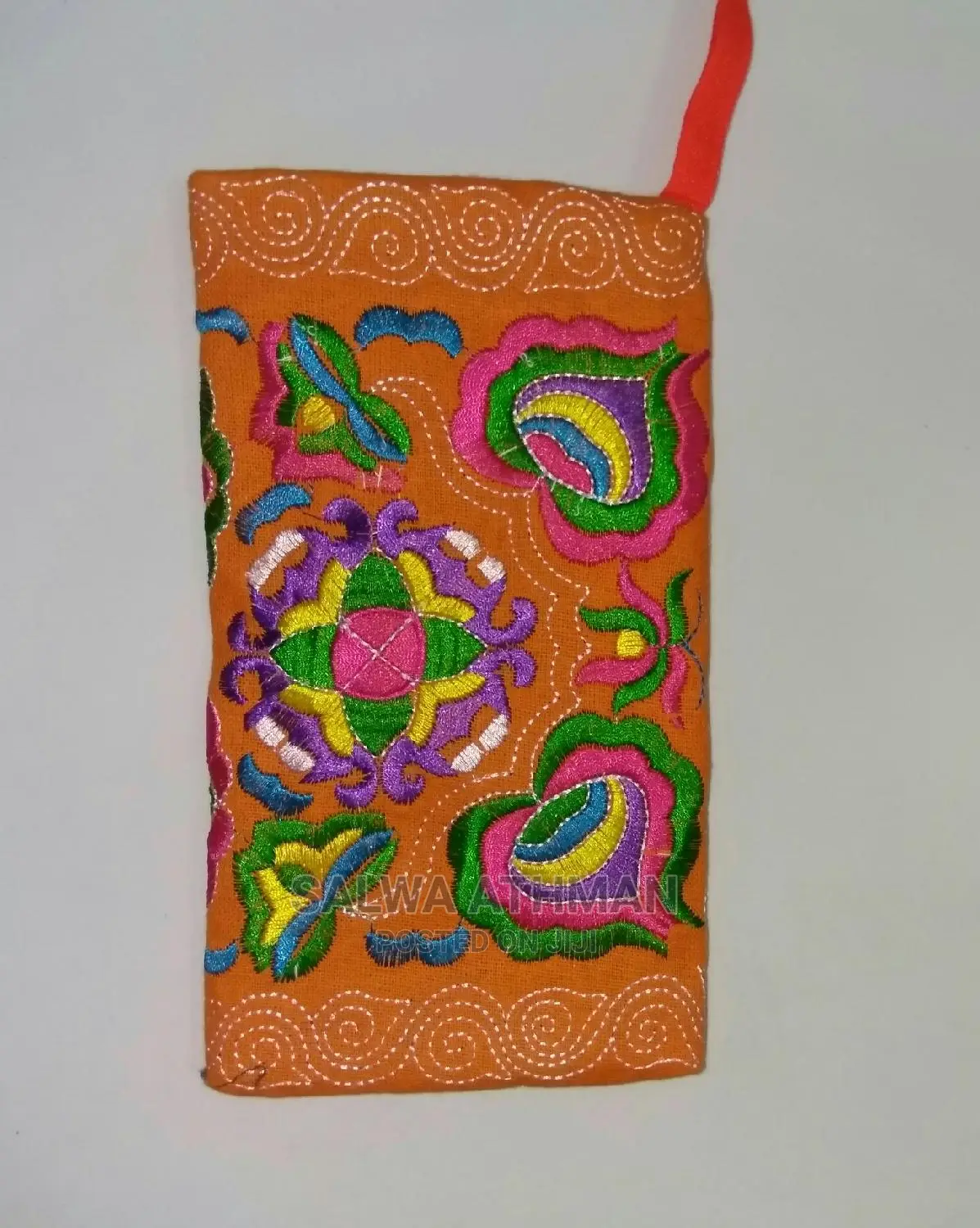 Bohemian Floral Embroidered Clutch Bag