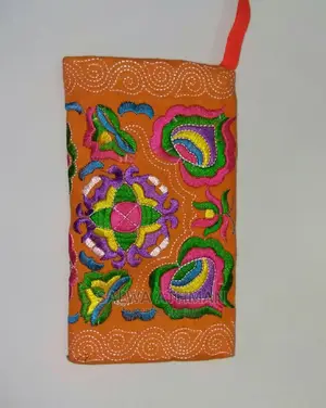 Bohemian Floral Embroidered Clutch Bag
