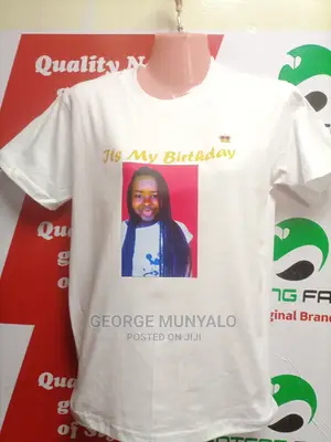 Photo Printed Birthday T-Shirts