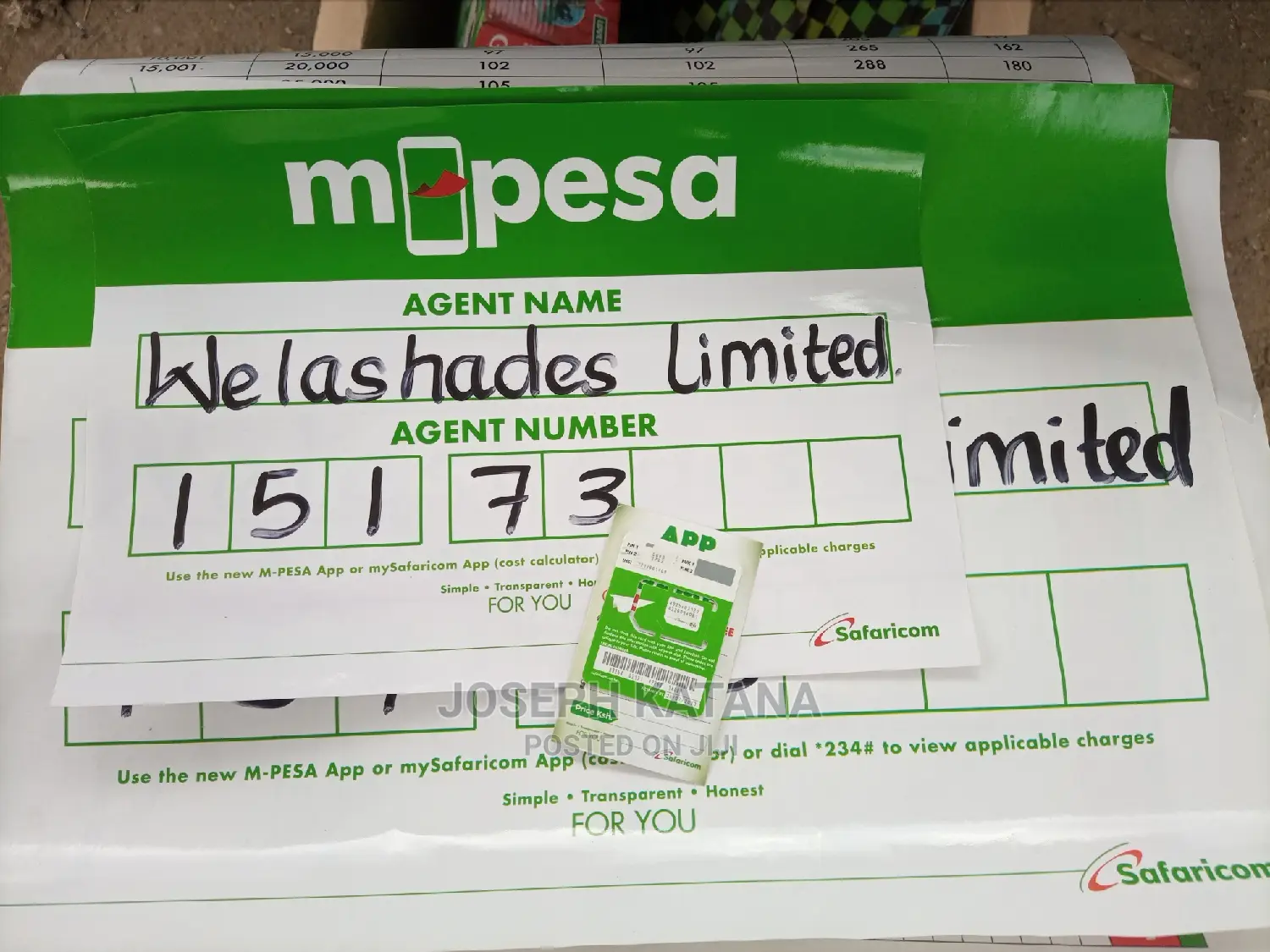 Mpesa Aggregated Line