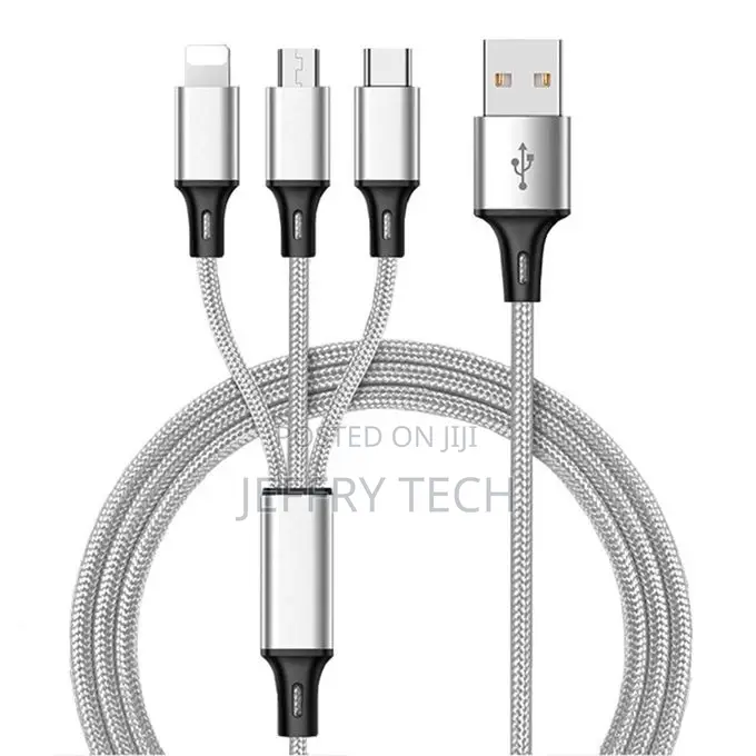 3 in 1 USB Able for Huawei for iPhone 12 11 Pro Max Fast Har