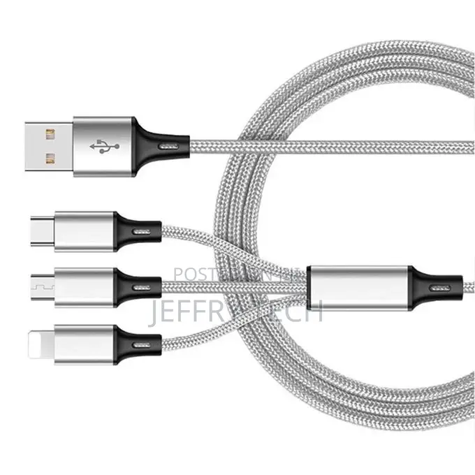 3 in 1 USB Able for Huawei for iPhone 12 11 Pro Max Fast Har