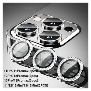 Diamond Glitter Camera Lens Protector on for iPhone 13 12 11 - thumbnail 2