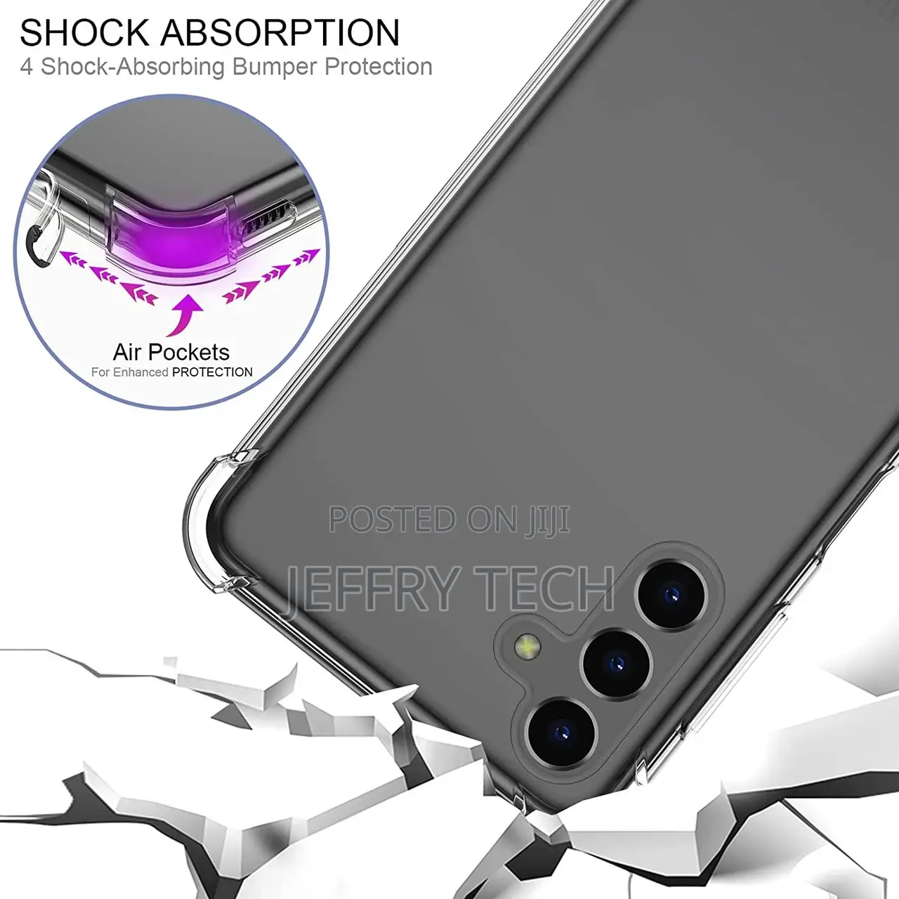 Transparent TPU Case for Samsung Galaxy A13 5G - Clear