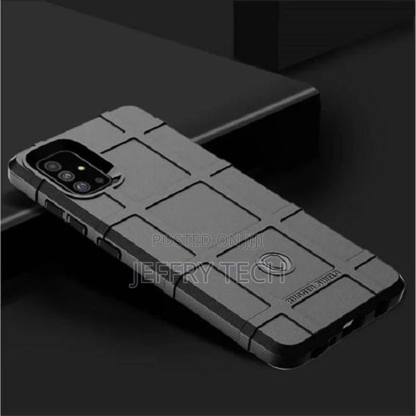 Case SAMSUNG GALAXY M51 Armored Rugged Square Black - main view