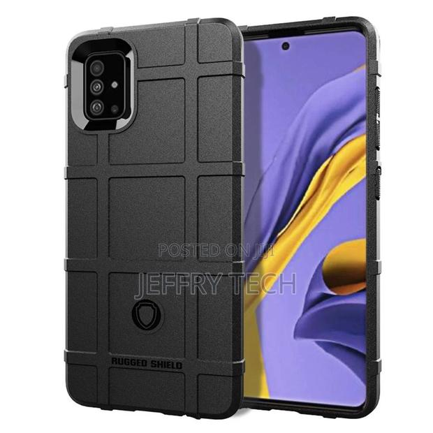 Case SAMSUNG GALAXY M51 Armored Rugged Square Black - thumbnail 3