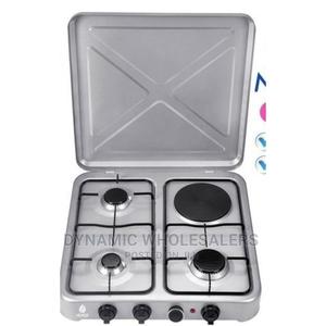 Nunix 3 Gas + 1 Electric Hot Plate Table Top Cooker Burner S