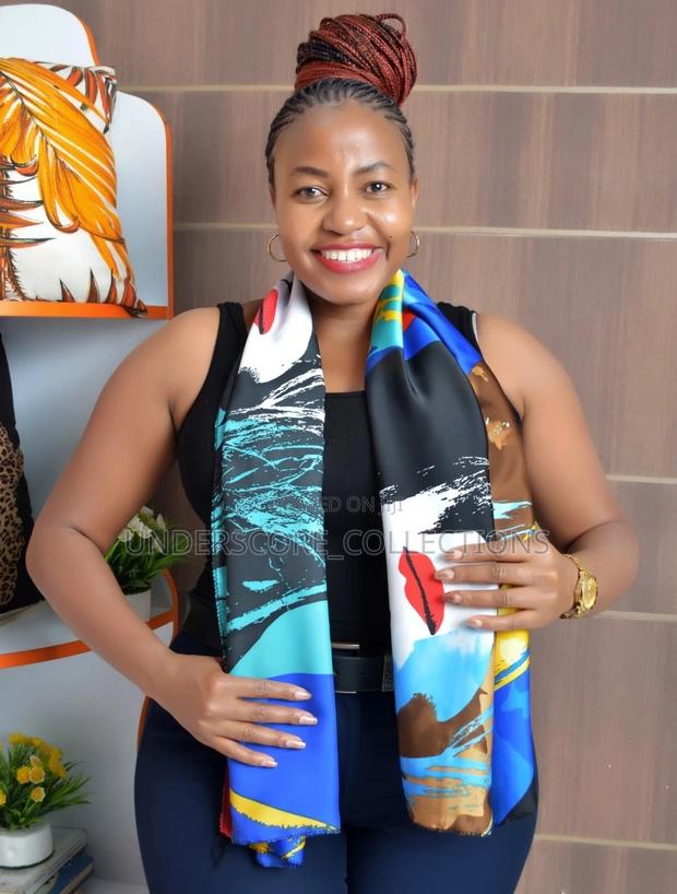 Classy Multi-Coloured Silk Scarfs - thumbnail 3