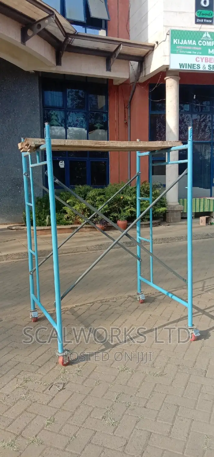 Scaffold With Castor Wheels
