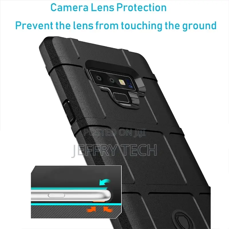 Case for Samsung Galaxy Note 9 Rugged Silicone Heavy Duty Ar