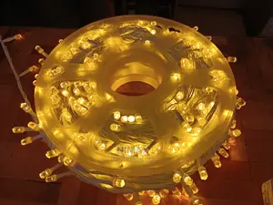 Xmas Warm White Led Lights 50mtrs Water Proof